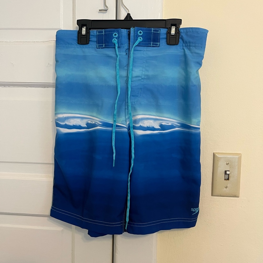 Men's Blue Swim Trunks